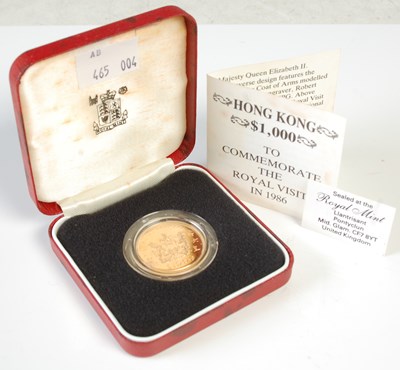 Lot 228 - A Royal Mint Hong Kong $1000 coin to...