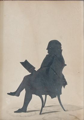 Lot 154 - A late 18th/ early 19th century silhouette...