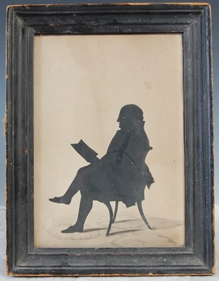 Lot 154 - A late 18th/ early 19th century silhouette...