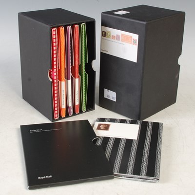 Lot 261 - A boxed set of Royal Mail silver replica...