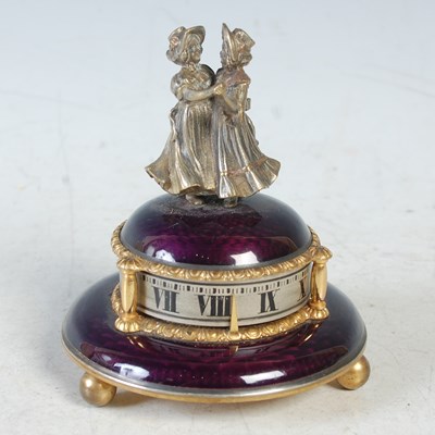 Lot 269 - A small table clock, Finnigans, Vienna,...