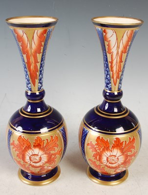 Lot 284 - A pair of MacIntyre Moorcroft Aurelian Ware...