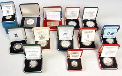 Lot 304 - A collection of mainly Royal Mint silver proof...