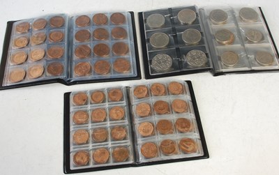 Lot 306 - Three coin albums to include a collection of...
