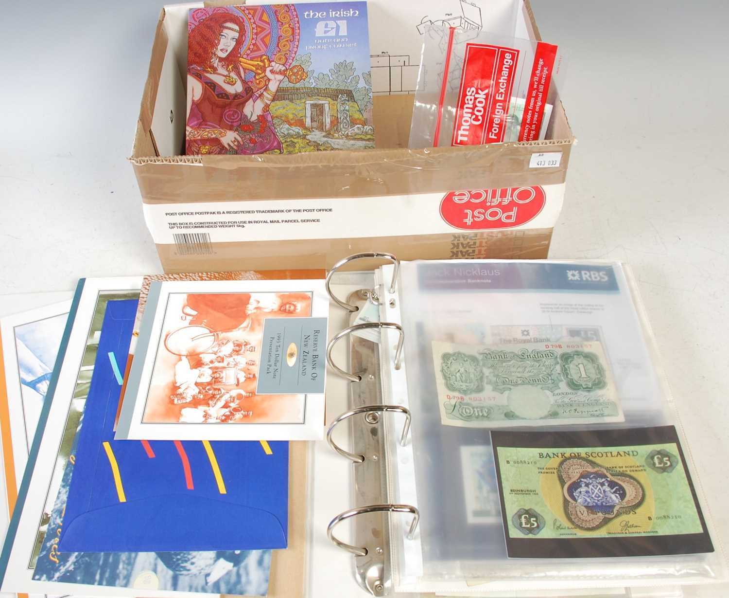 General Collection Note Packaging Lot 331 - A collection of assorted banknotes to