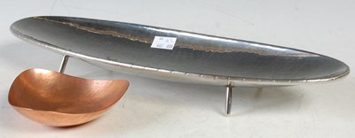 Lot 332 - Keswick School of Industrial Arts, a hammered...
