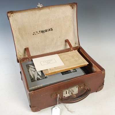 Lot 359 - Fishing Interest - a vintage case containing...