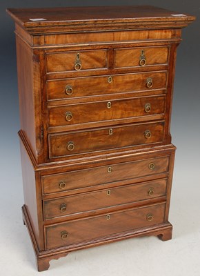 Lot 365 - A 19th century Apprentice made table top chest...