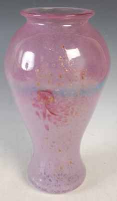 Lot 381 - A Monart glass vase, possibly shape KK,...