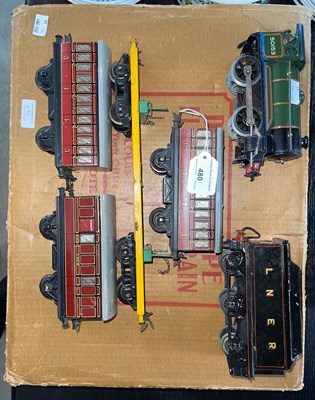 Lot 480 - A boxed American Lewis Marx & Co diesel type...