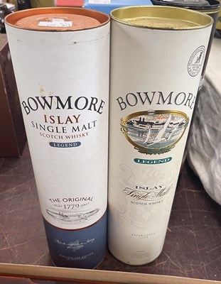 Lot 491 - Two boxed bottles, Bowmore Islay single malt...
