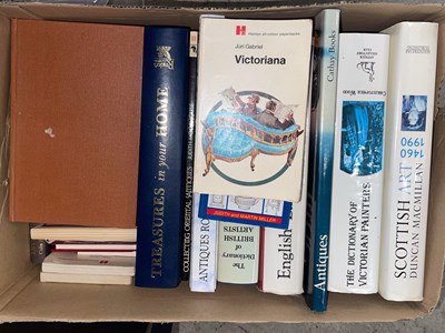 Lot 615 - A box of assorted books, mainly Art and...