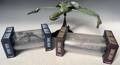 Lot 596B - An unboxed Klingon Bird of Prey (the stand...