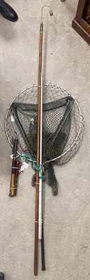 Lot 633 - A collection of fishing accessories to include...