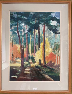 Lot 639 - Sheevaun M Mackintosh 
Forest Path  
acrylic,...