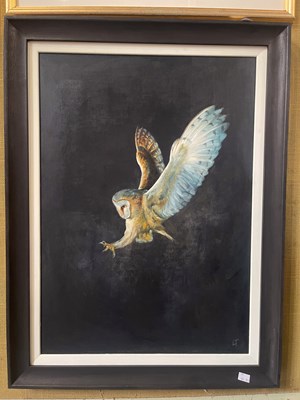 Lot 642 - Lindsay Turk (b.1977) 
Barn Owl in flight ...