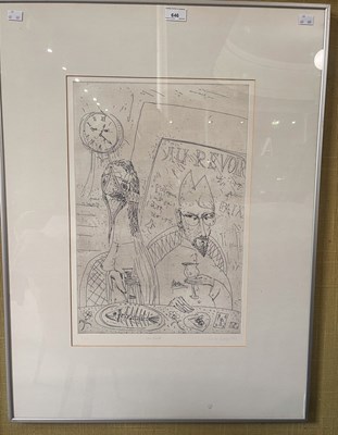 Lot 646 - John Bellany CBE RA HRSA (b.1942) 
'Au Revoir'...
