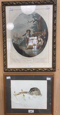 Lot 650 - After William Hamilton  
May, a coloured...