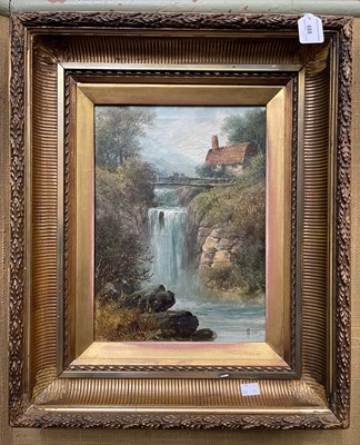 Lot 688 - W Stone  
The Waterfall  
oil on canvas,...