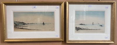 Lot 703 - James MacIntyre  
Two seascapes 
coloured...