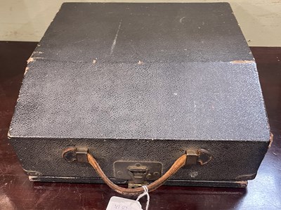 Lot 730 - A vintage Remington Compact Portable typewriter.