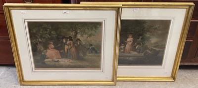 Lot 802 - After George Morland  
The Angling Party, a...