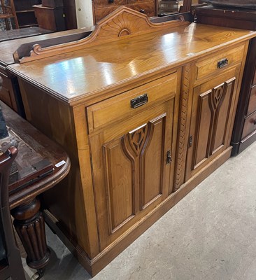 Lot 827 - A late 19th/ early 20th century blondewood...
