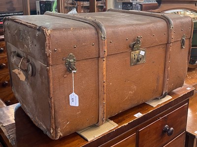 Lot 829 - A vintage steamer trunk, known as 'The...