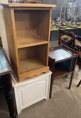 Lot 848 - A group of furniture to include a pine open...