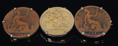Lot 308 - An Edward VII gold double sovereign, dated...