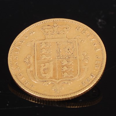 Lot 318F - A Victorian gold half-sovereign, dated 1876.