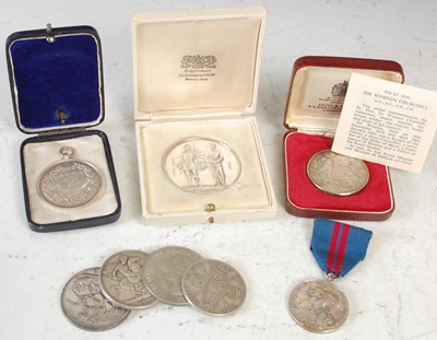 Lot 270H - A collection of assorted Victorian crowns;...