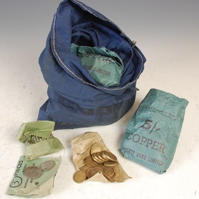 Lot 347D - A collection of assorted silver and copper...