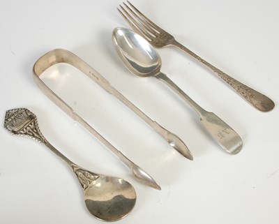 Lot 319K - A collection of assorted silver flatware, 21.2...