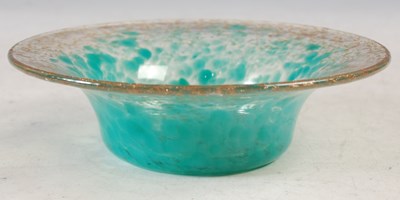 Lot 12 - A Monart glass bowl, shape UB, mottled clear...