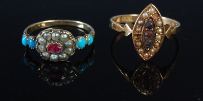 Lot 62 - Two rings to include an early 20th century...