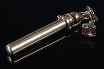 Lot 87 - A 9ct gold propelling pencil by Sampson Mordan,...