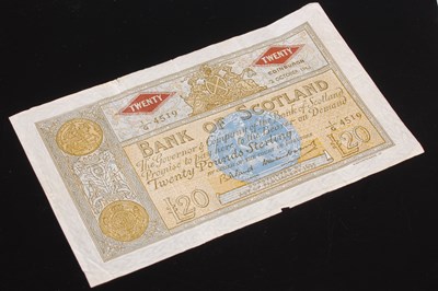 Lot 177 - A Bank of Scotland £20 note, Edinburgh 2nd...