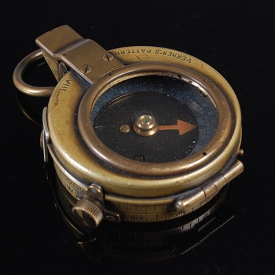 Lot 213 - Great War Interest - A field compass, marked...