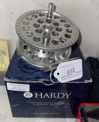 Lot 222 - A boxed Hardy fishing reel, Angel II, no.11/12.