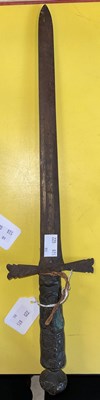 Lot 268 - An Antique dagger, the hilt decorated with...