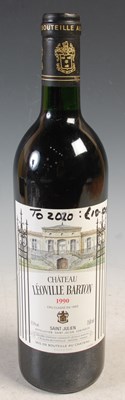 Lot 284 - One bottle of Chateau Leoville Barton 1990,...