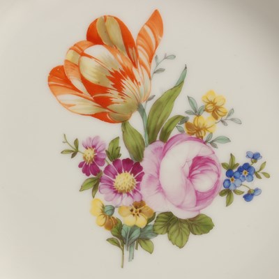 Lot 308 - A pair of Royal Copenhagen soup plates,...