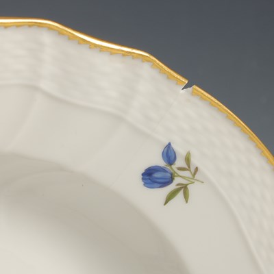 Lot 308 - A pair of Royal Copenhagen soup plates,...