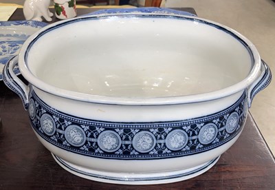 Lot 360 - A 19th century Palissy transfer printed...