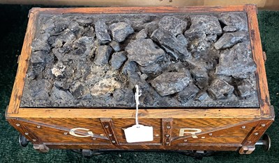 Lot 369 - An early 20th century oak table top cigar box...