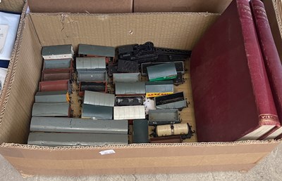 Lot 431 - A collection of Hornby Duplo wagons, carriages,...