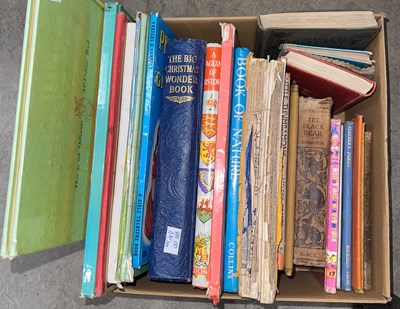 Lot 435 - A box of assorted vintage childrens books.