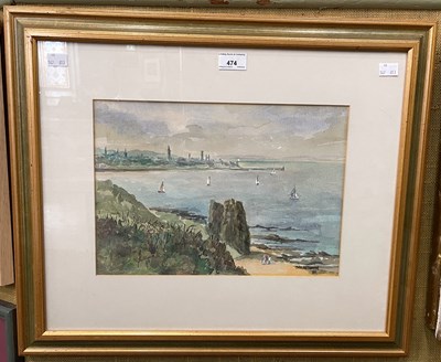 Lot 474 - John Duncan 
View of St Andrews and East Sands...