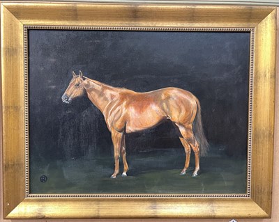 Lot 477 - 20th century British School A Bay Thoroughbred...